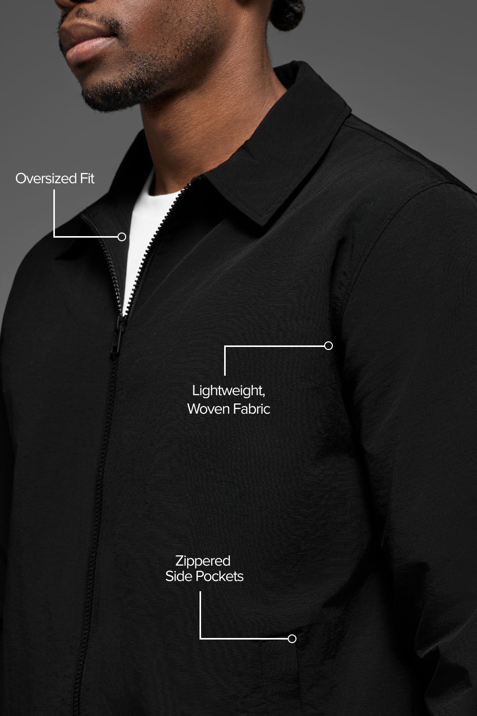 Torrent Overshirt - Black