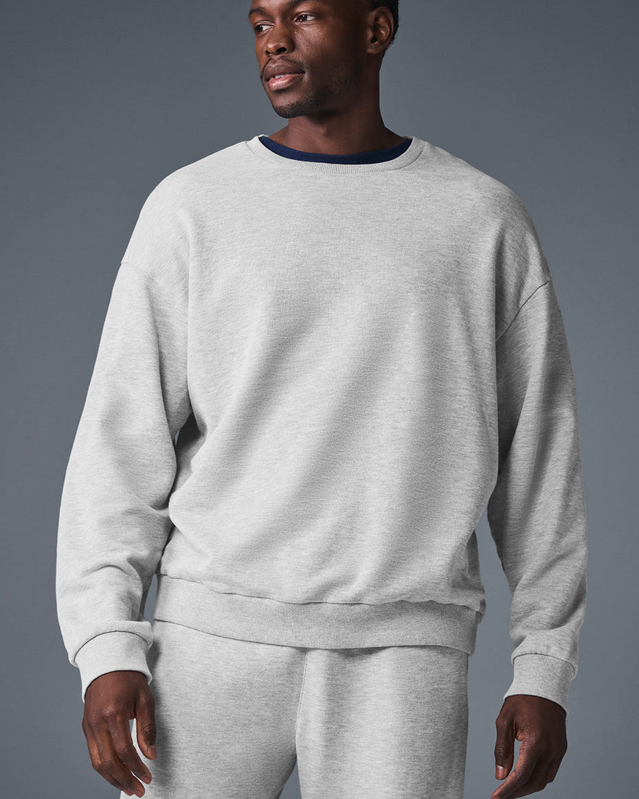 Chill Crew Neck Pullover - Athletic Heather Grey