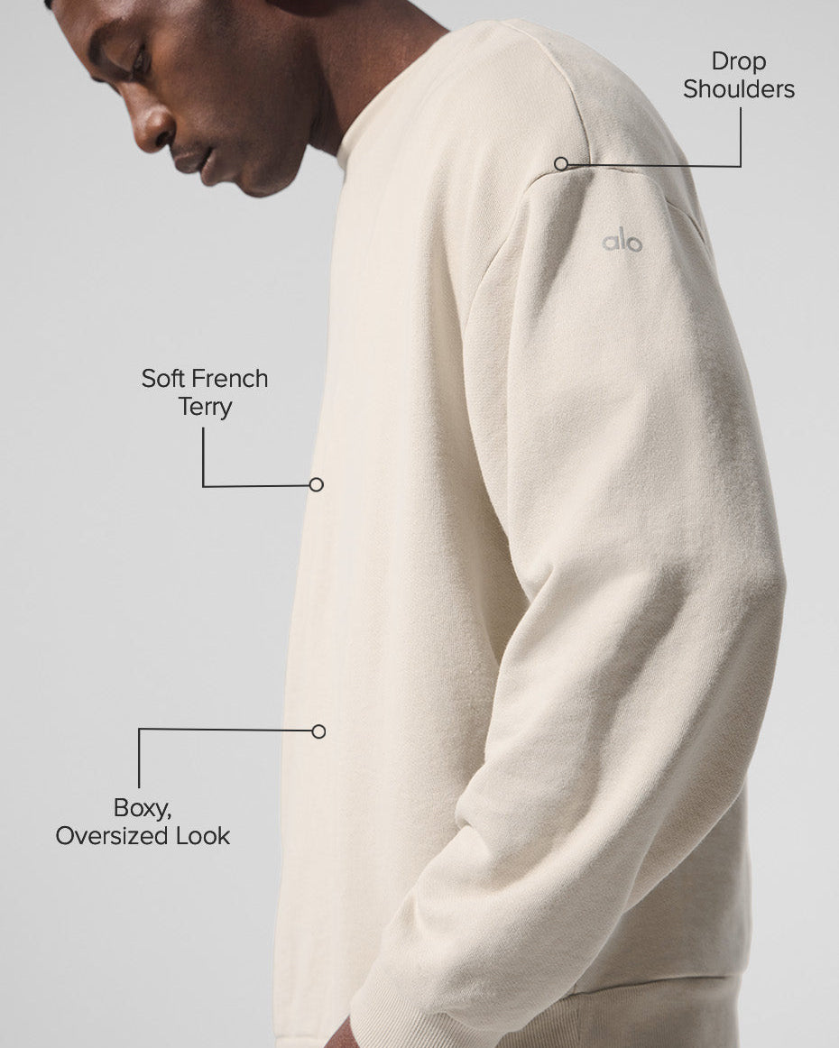 Chill Crew Neck Pullover - Bone