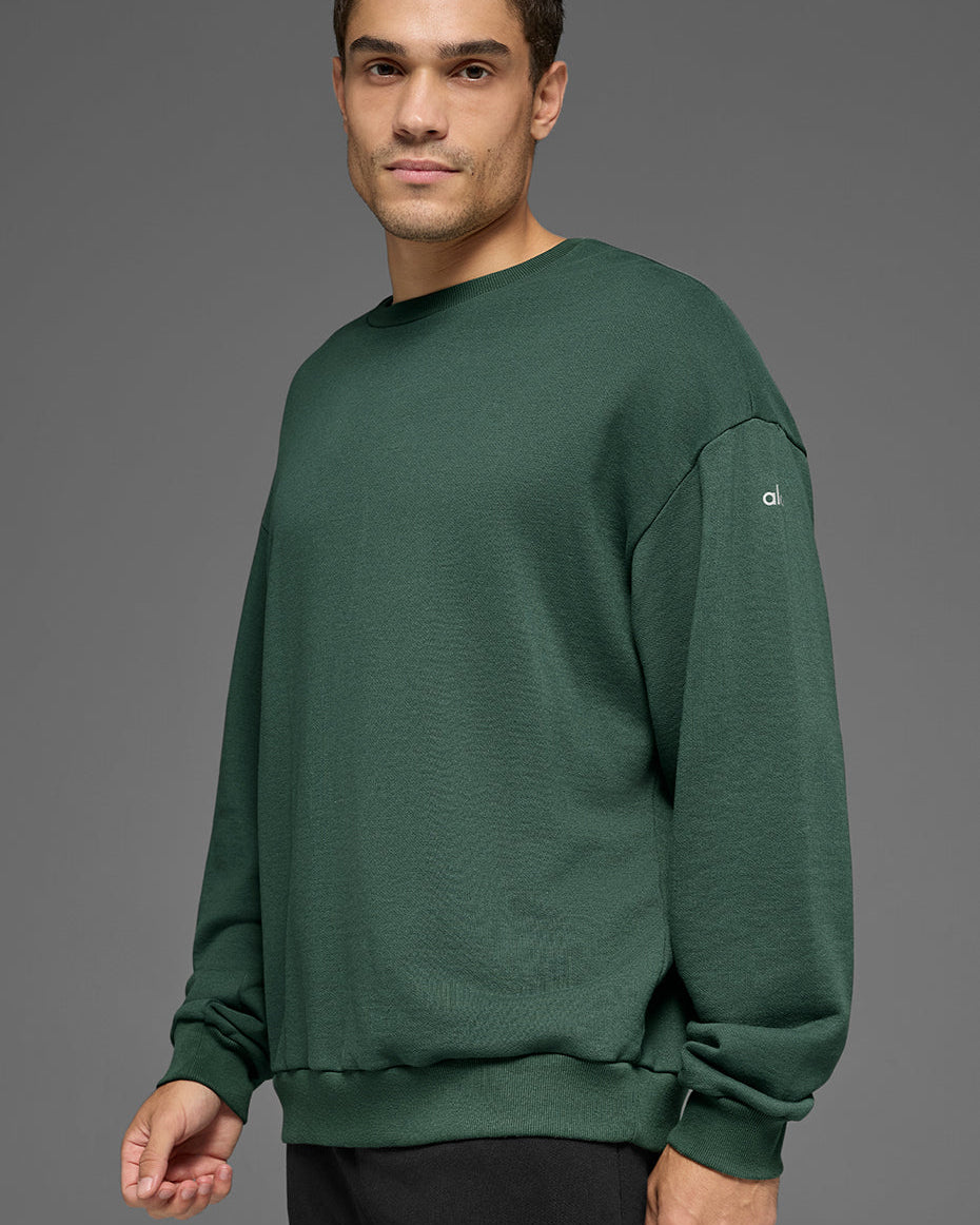 Chill Crew Neck Pullover - Clover Green