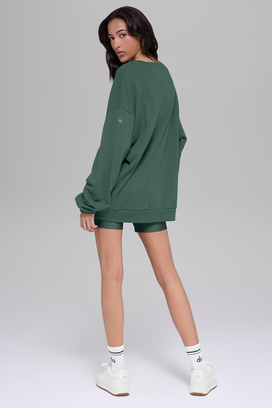 Chill Crew Neck Pullover - Clover Green