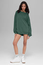 Chill Crew Neck Pullover - Clover Green