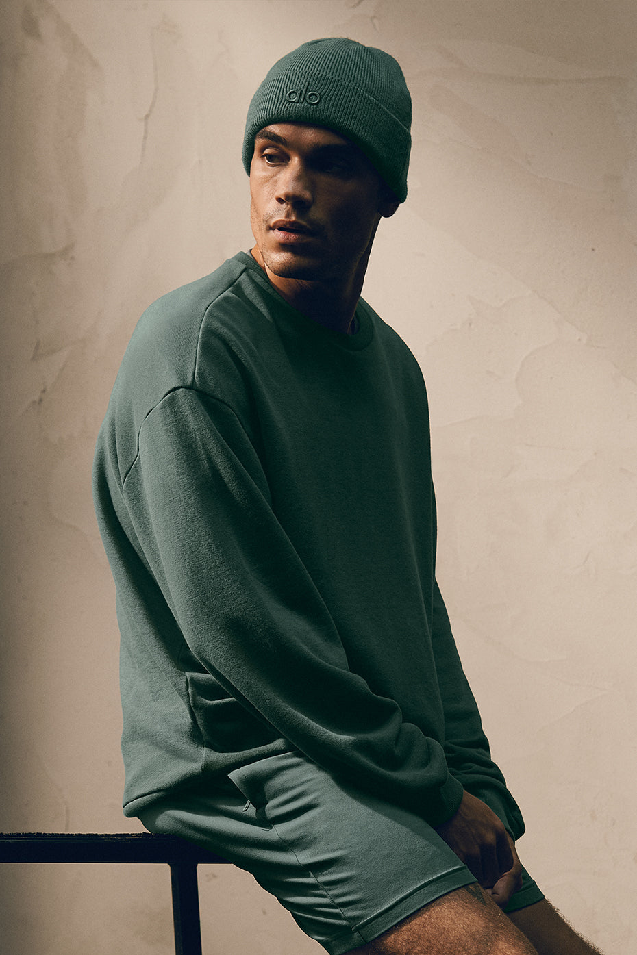 Chill Crew Neck Pullover - Clover Green