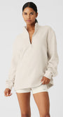 Renown Heavy Weight 1/4 Zip - Bone