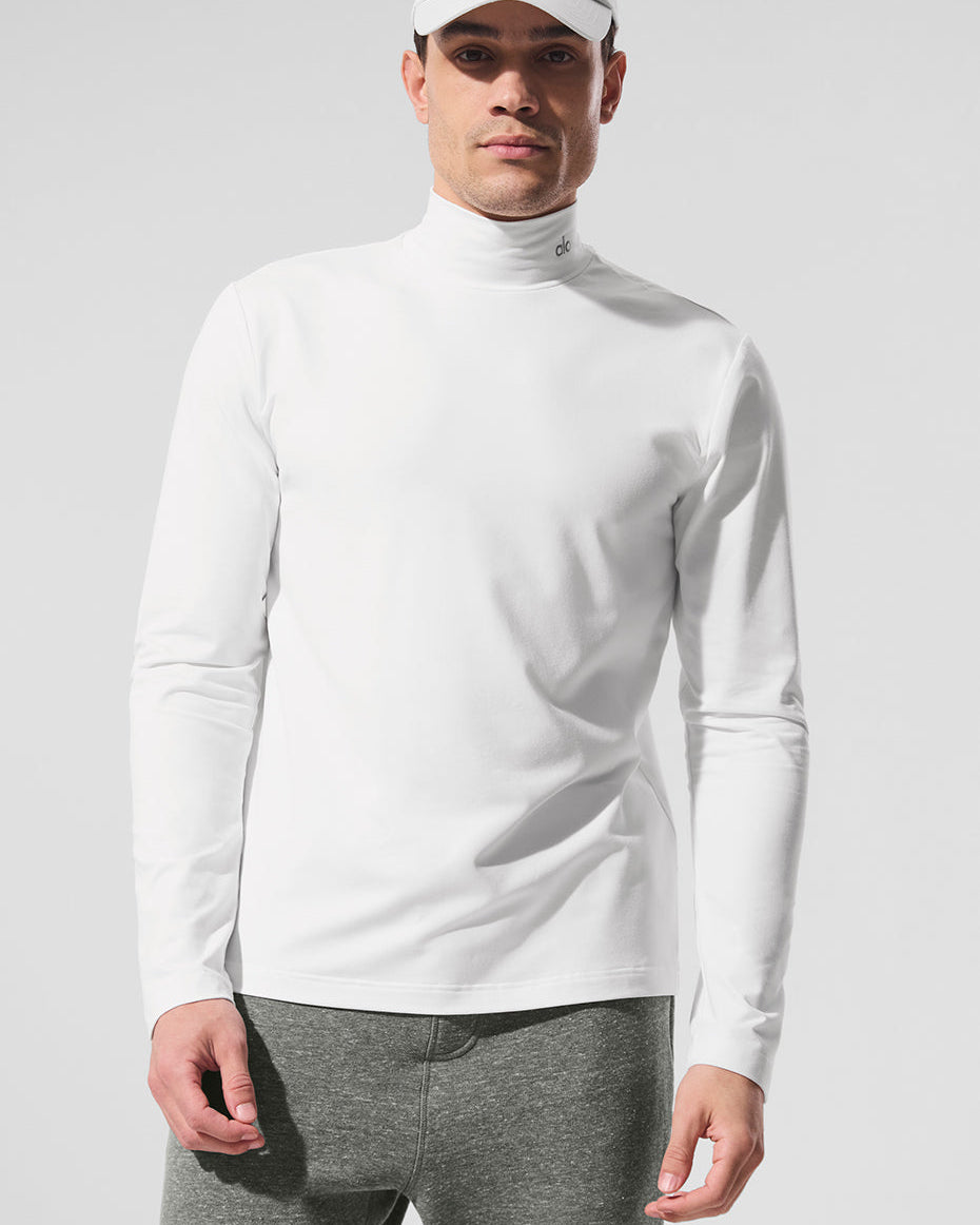 Conquer Reform Mock Neck Long Sleeve - White