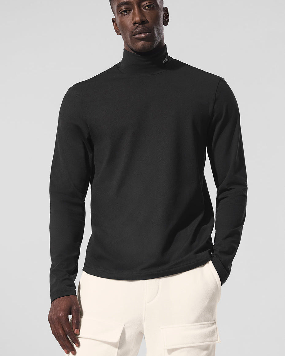 Conquer Reform Mock Neck Long Sleeve - Black