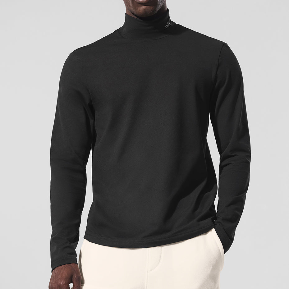 Conquer Reform Mock Neck Long Sleeve - Black