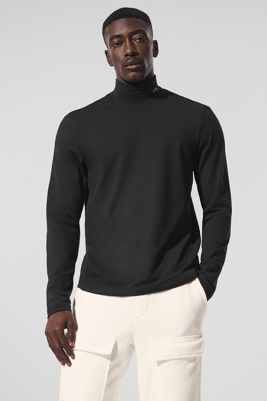 Conquer Reform Mock Neck Long Sleeve - Black