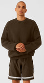 Scholar Crew Neck Sweater - Espresso