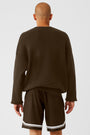 Scholar Crew Neck Sweater - Espresso
