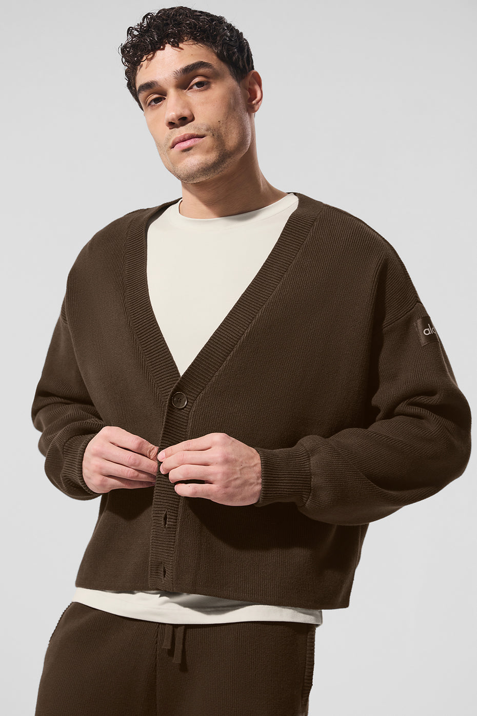 Scholar Cardigan Sweater - Espresso