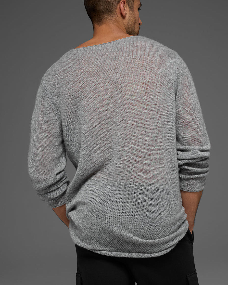 Cashmere Reform Long Sleeve - Dove Grey Heather