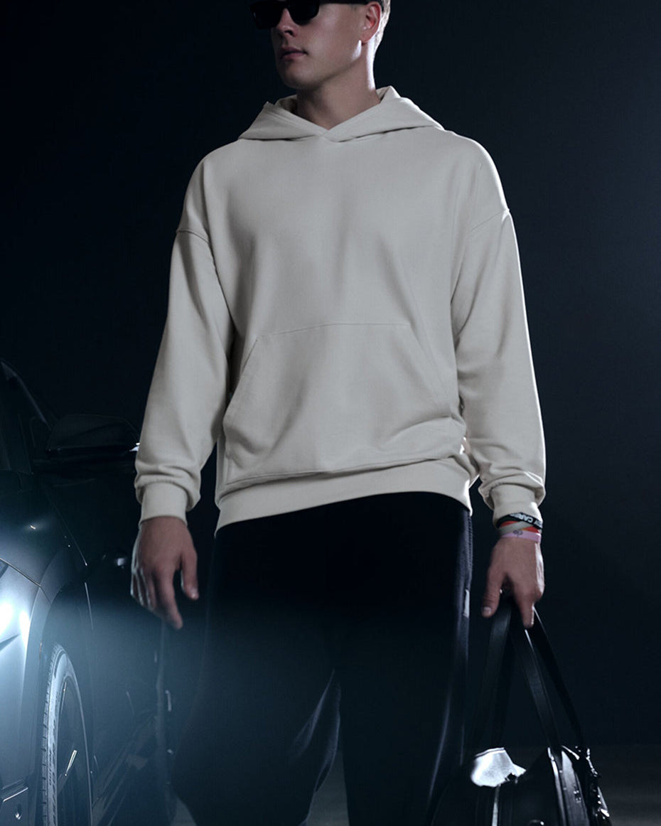 Double Take Hoodie - Bone