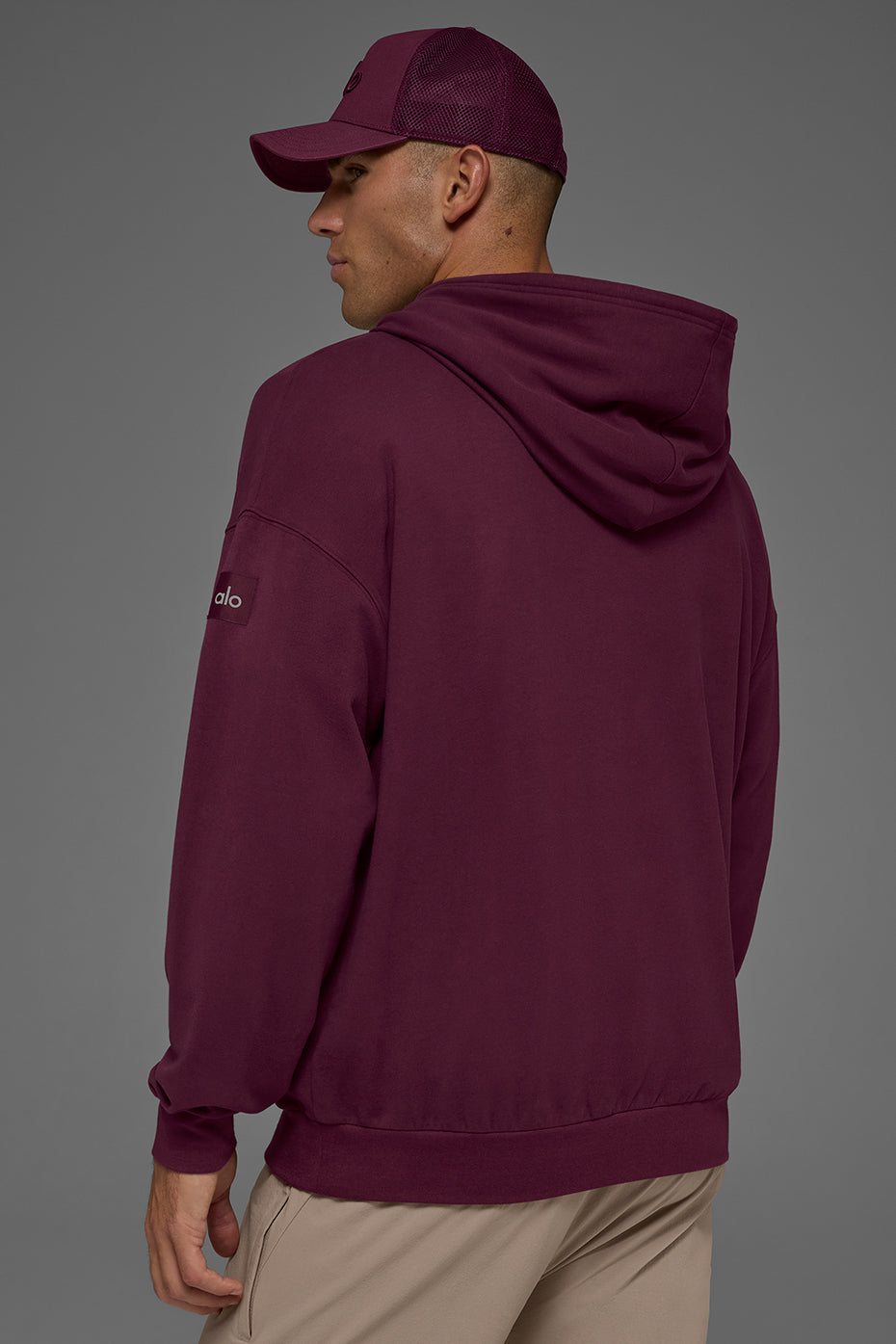Double Take Hoodie - Burgundy