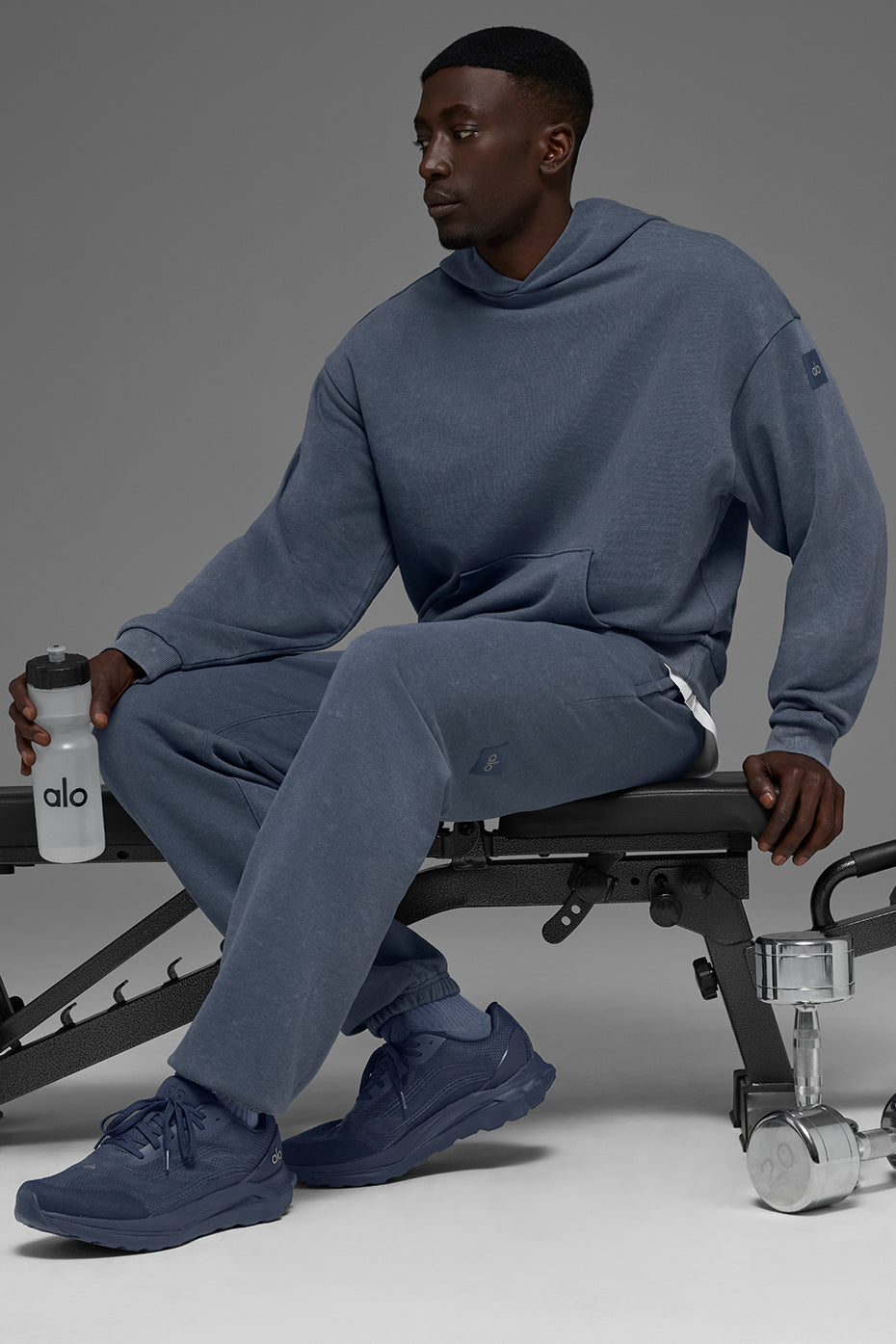 Chill Vintage Wash Hoodie - Bluestone Wash