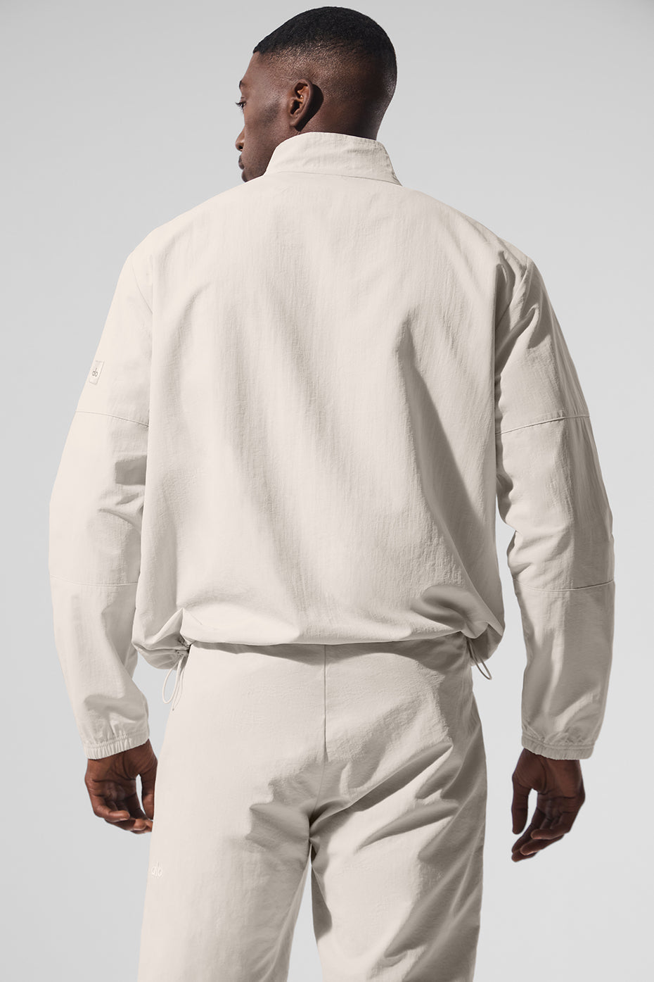 Light Weight Takeaway Track Pullover - Bone
