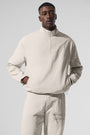 Light Weight Takeaway Track Pullover - Bone