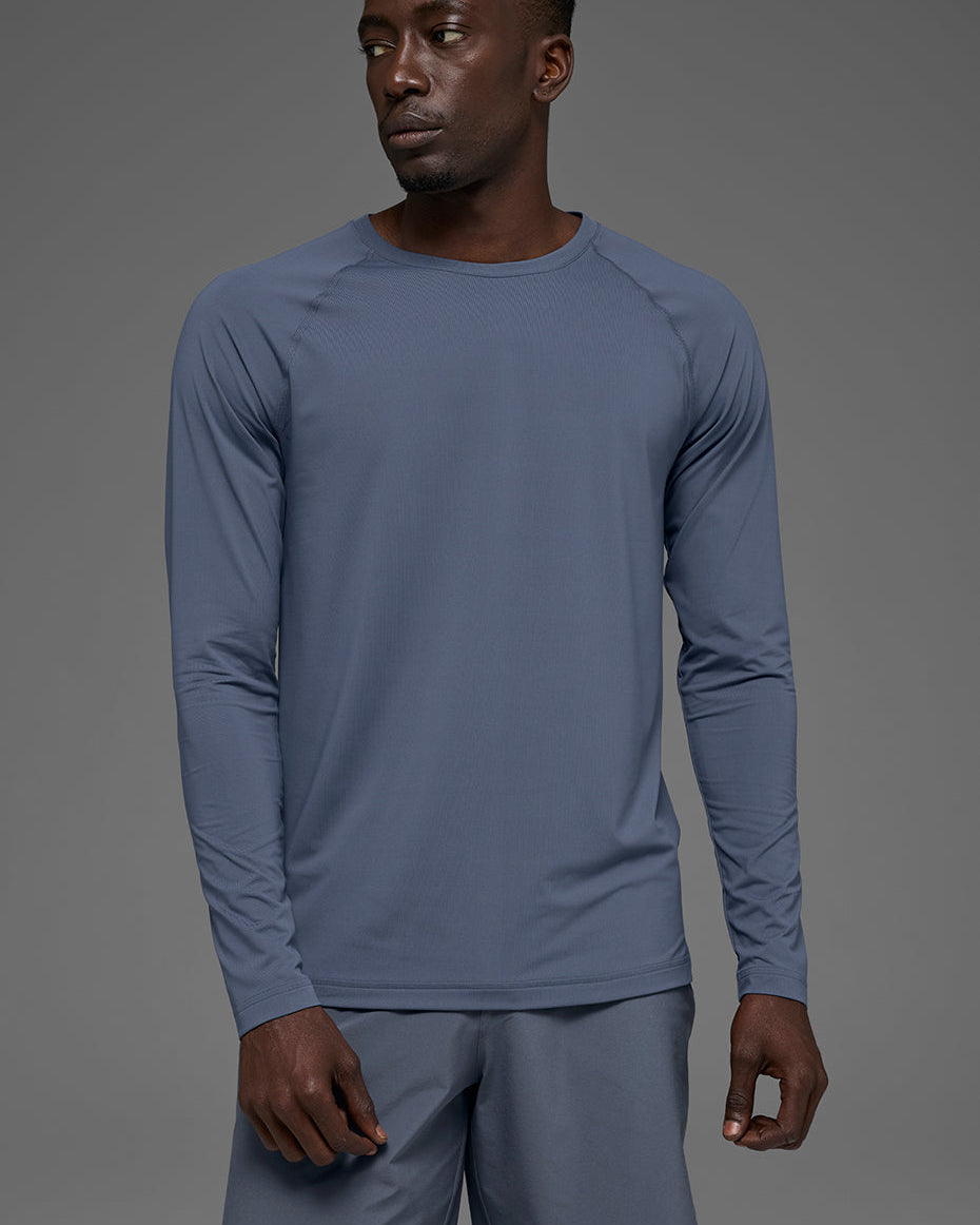 Idol Crewneck Long Sleeve - Bluestone