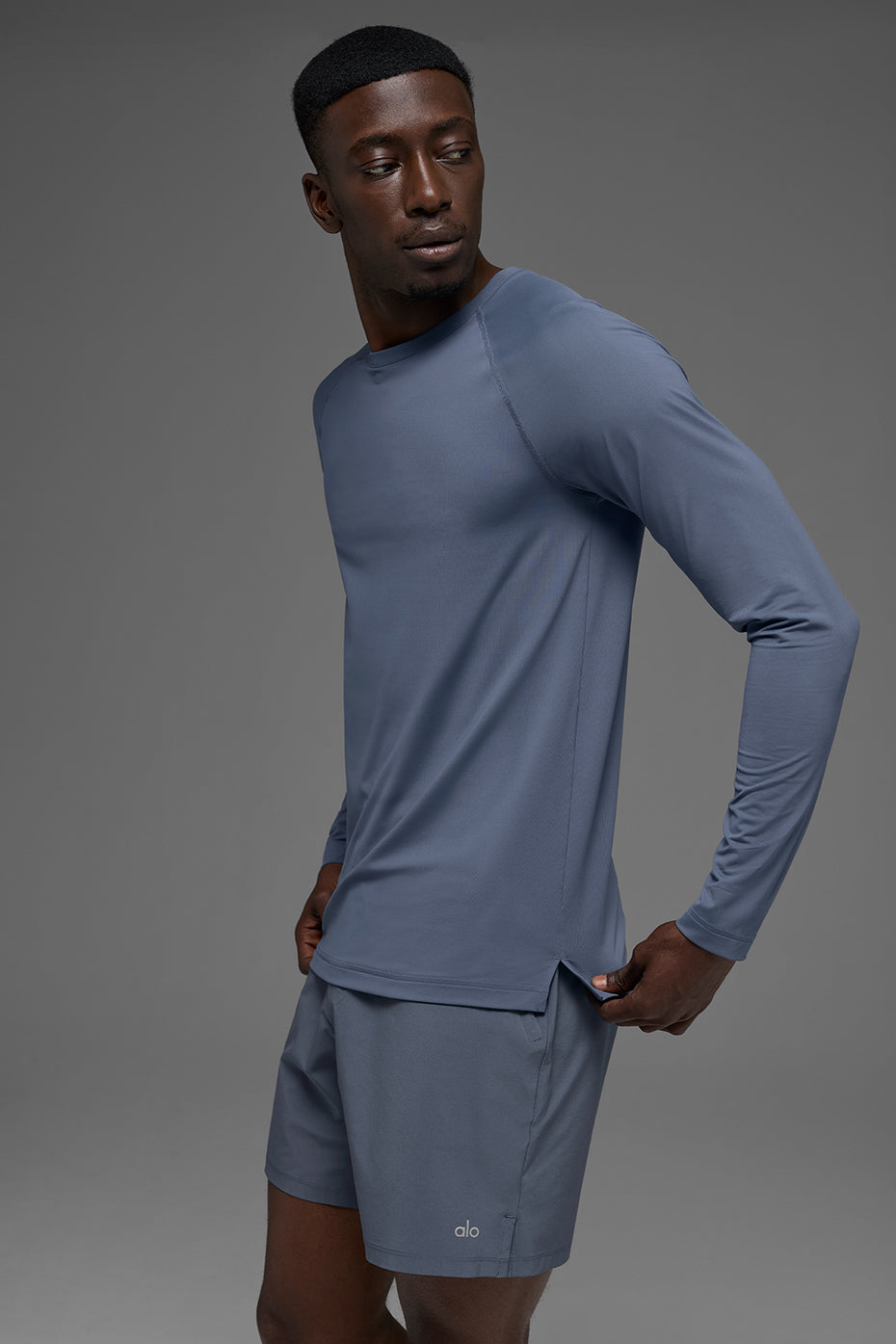 Idol Crewneck Long Sleeve - Bluestone