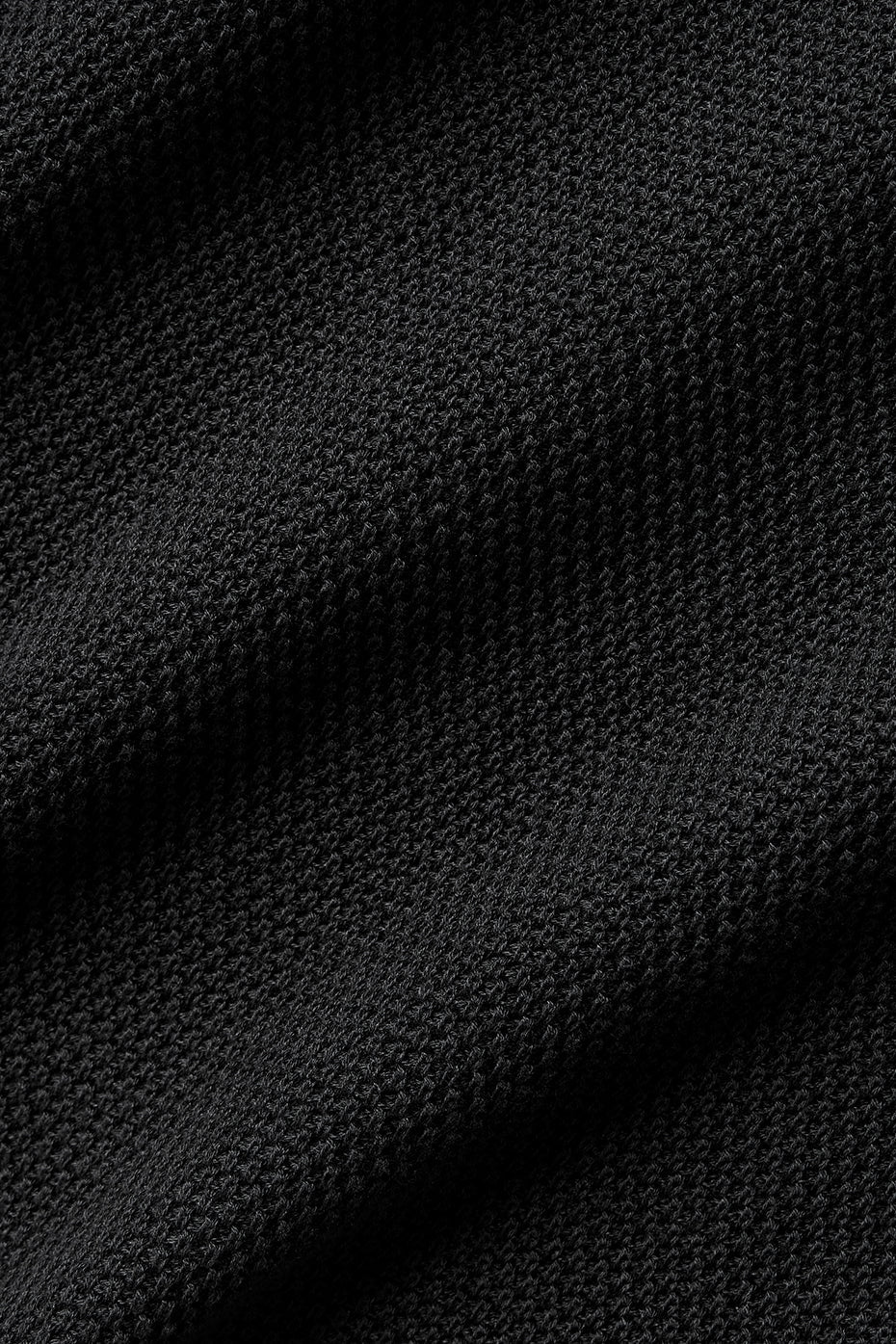 Sports Club Sweater Knit Hoodie - Black