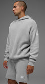 Sports Club Sweater Knit Hoodie - Athletic Heather Grey