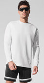 Double Take Long Sleeve Crew - White