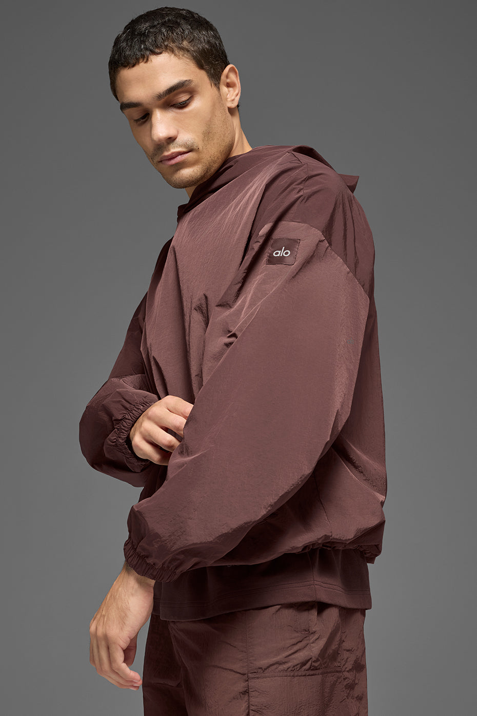 Axis Hooded Pullover - Brownstone
