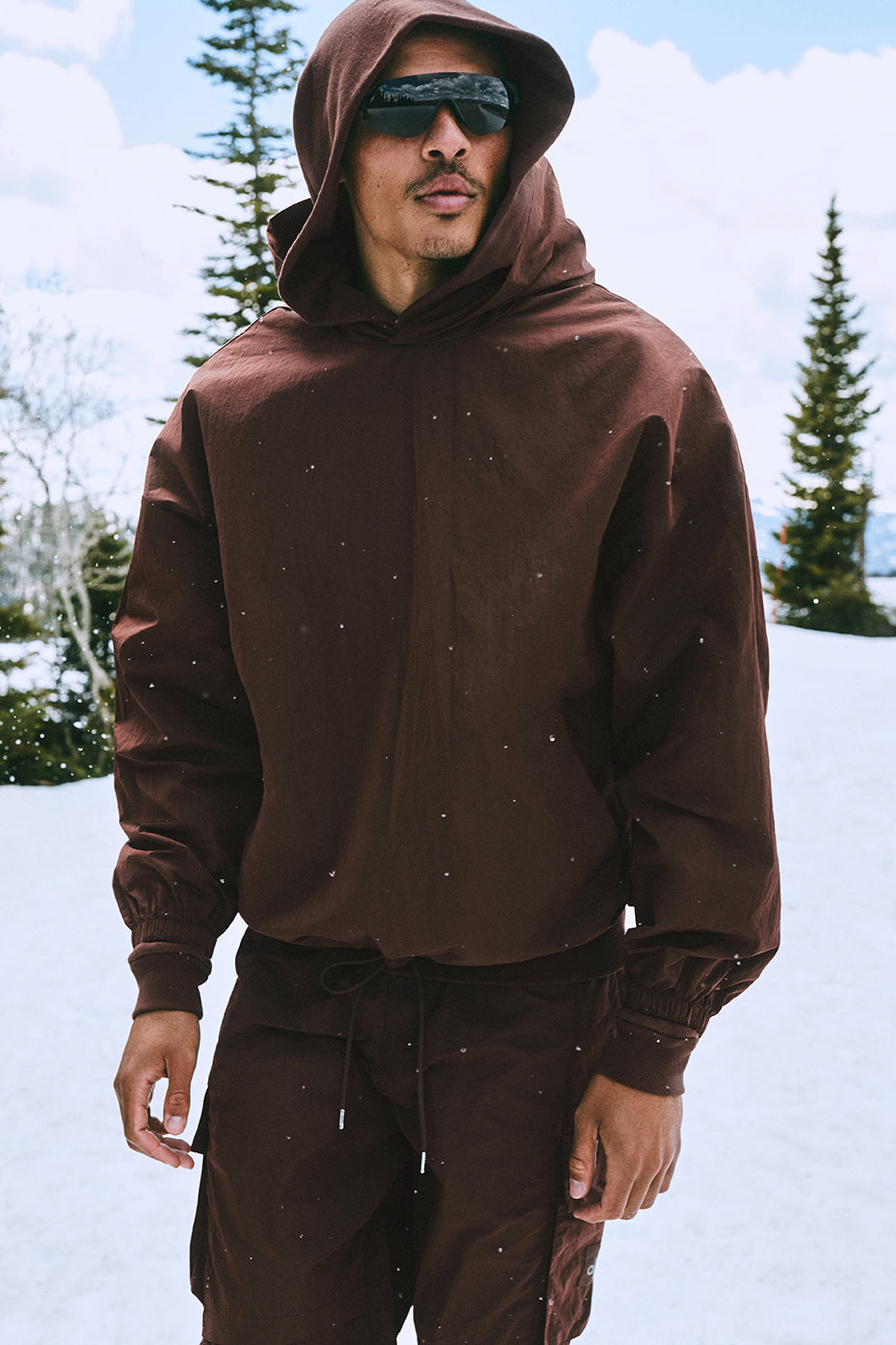 Axis Hooded Pullover - Brownstone