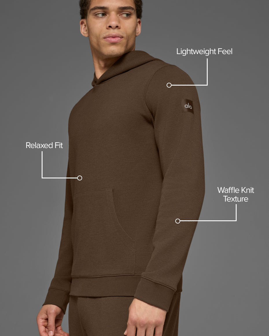 Waffle Lounge Hoodie - Espresso
