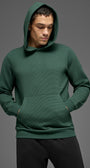 Waffle Lounge Hoodie - Clover Green