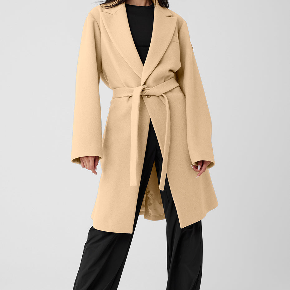 Wool Gameday Overcoat - Camel