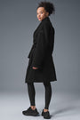 Wool Gameday Overcoat - Black