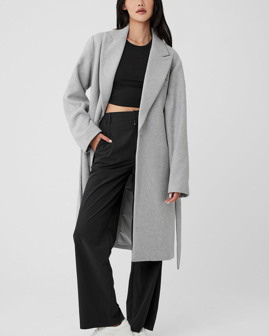 Wool Gameday Overcoat - Athletic Heather Grey