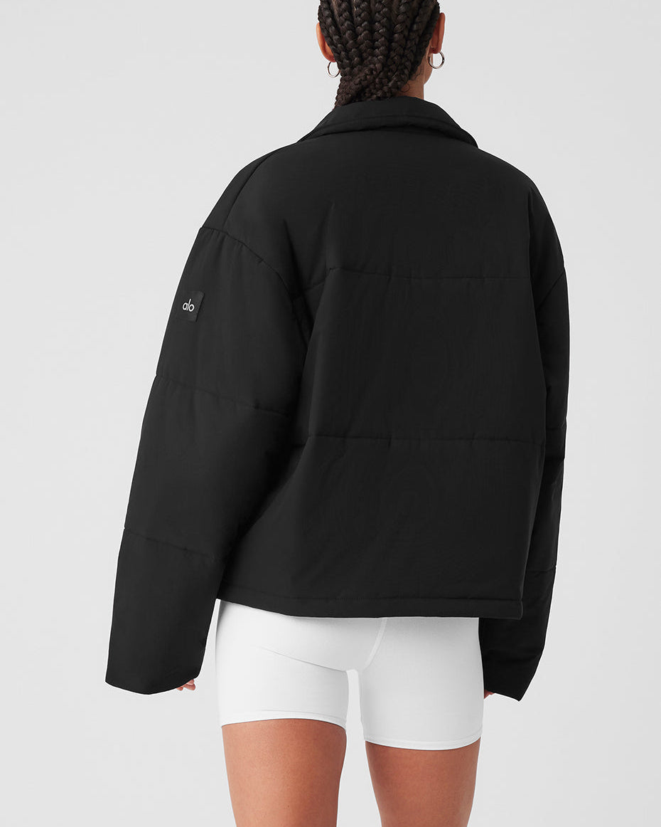 Voyage Utility Cargo Jacket - Black