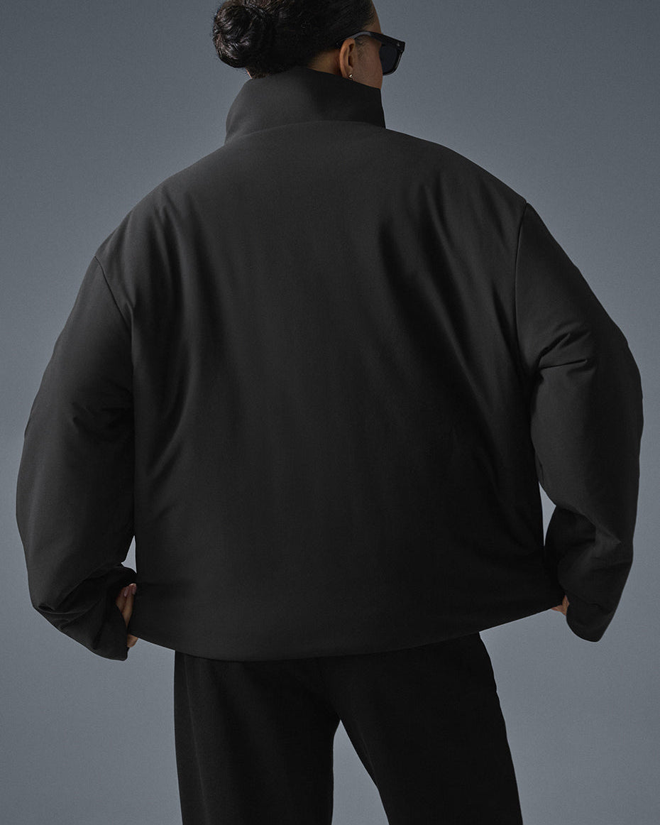 Stretch Woven Notable Jacket - Black