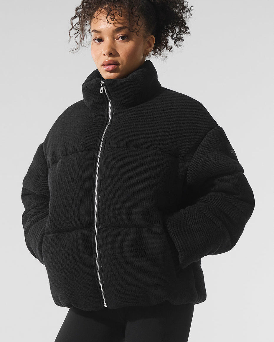 Stage Sweater Puffer - Black