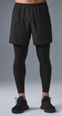 5" Revival 2-in-1 Pant - Black/Black
