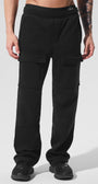 Polar Fleece Ridge Cargo Pants - Black