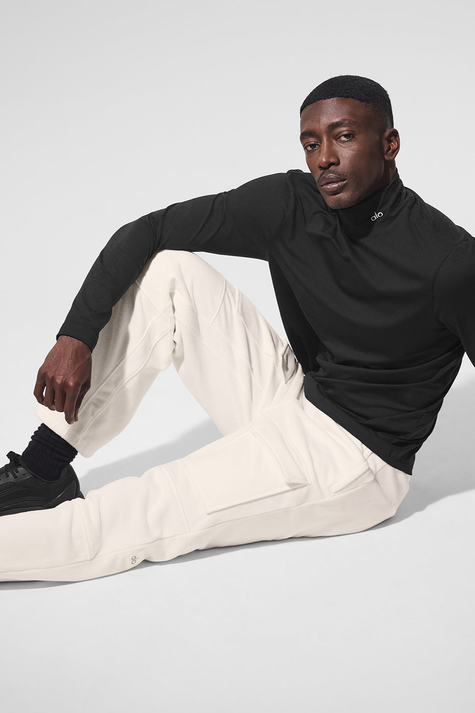Polar Fleece Ridge Cargo Pants - Ivory