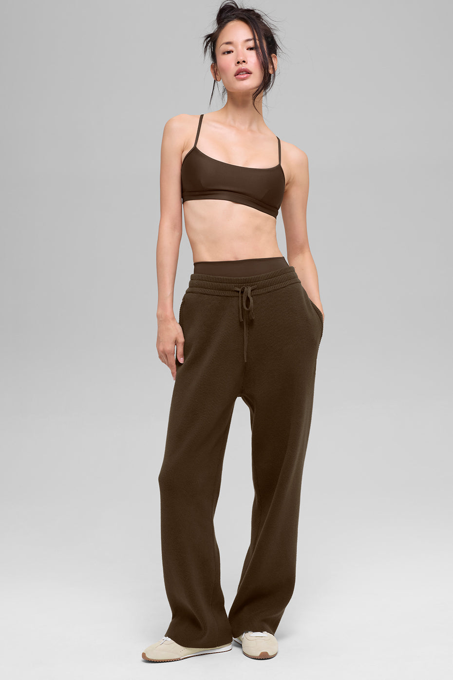 Scholar Straight Leg Sweatpant - Espresso
