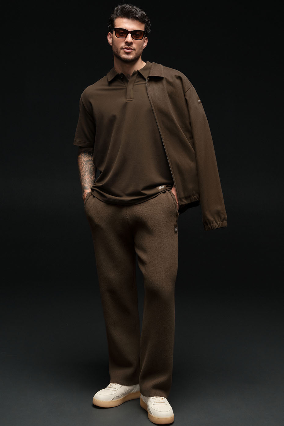 Scholar Straight Leg Sweatpant - Espresso