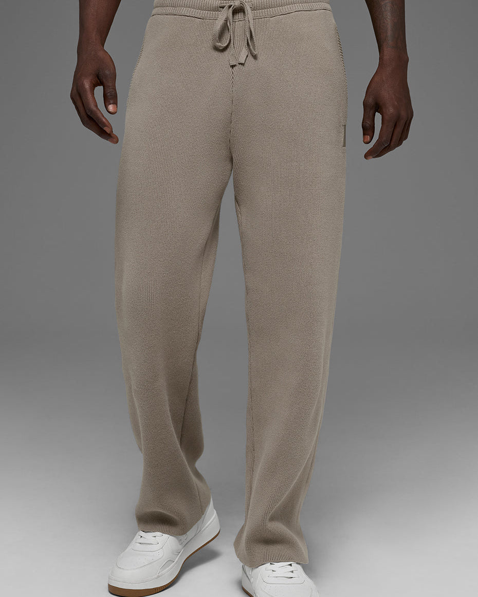 Scholar Straight Leg Sweatpant - Light Cocoa