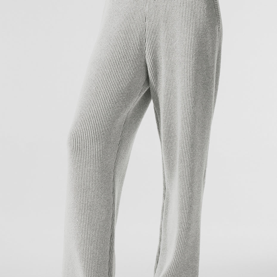 Domain Rib Knit Sweatpant - Athletic Heather Grey