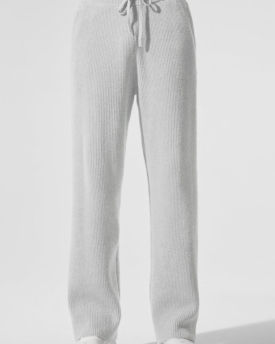 Domain Rib Knit Sweatpant - Athletic Heather Grey