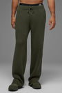 Domain Rib Knit Sweatpant - Green Olive
