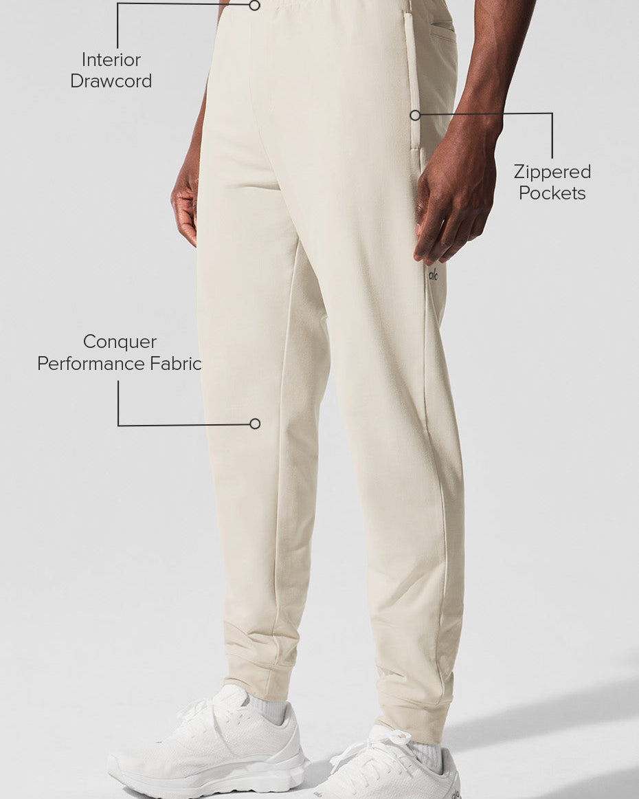 Conquer Max Performance Jogger - Bone