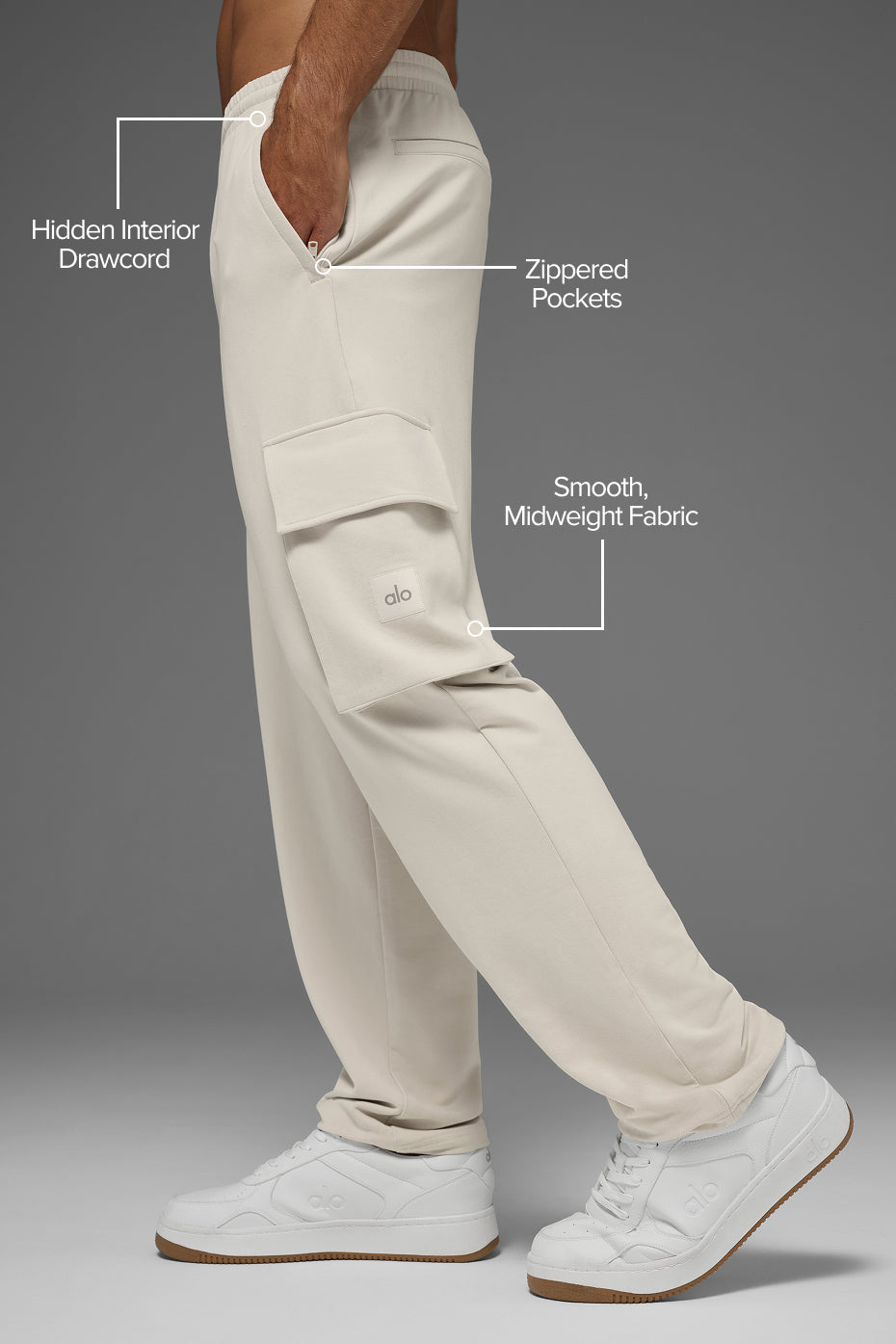 Double Take Cargo Pant - Bone