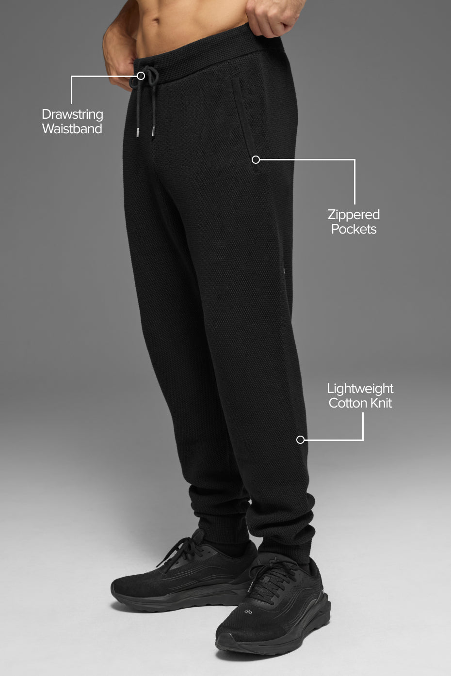 Sports Club Jogger - Black