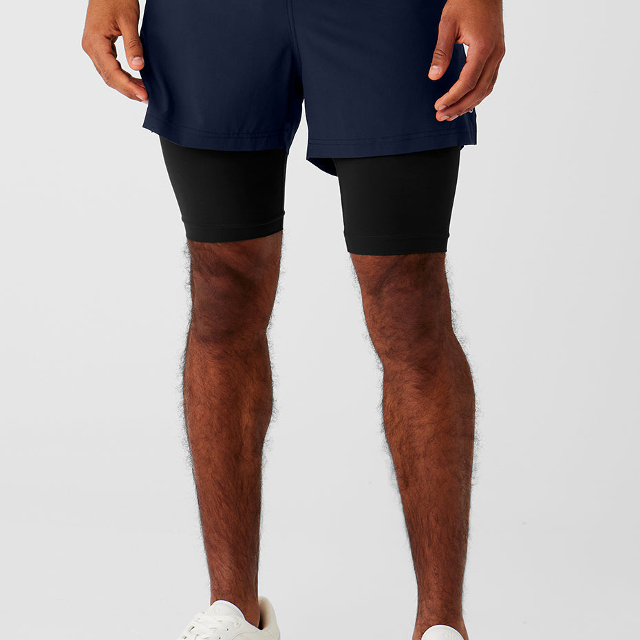 5" Revival 2-in-1 Short - Navy/Black