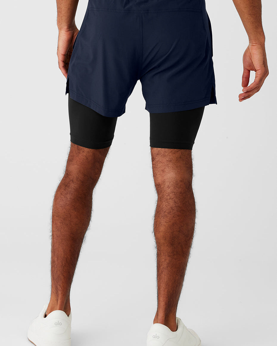 5" Revival 2-in-1 Short - Navy/Black